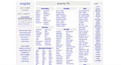 Desktop Screenshot of greenbay.craigslist.org