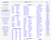 Tablet Screenshot of buffalo.craigslist.org