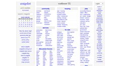 Desktop Screenshot of bigbend.craigslist.org