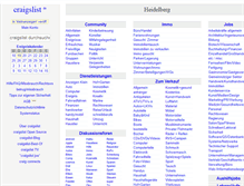 Tablet Screenshot of heidelberg.craigslist.de