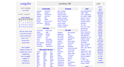 Desktop Screenshot of meridian.craigslist.org
