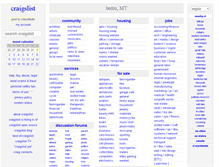 Tablet Screenshot of butte.craigslist.org