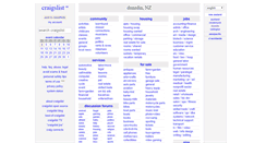 Desktop Screenshot of dunedin.craigslist.co.nz