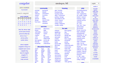 Desktop Screenshot of muskegon.craigslist.org