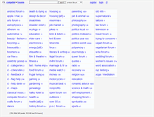 Tablet Screenshot of forums.craigslist.org