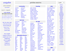 Tablet Screenshot of gadsden.craigslist.org