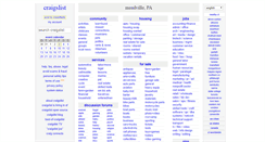 Desktop Screenshot of meadville.craigslist.org