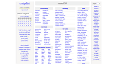 Desktop Screenshot of cnj.craigslist.org