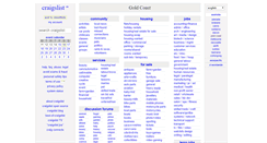 Desktop Screenshot of goldcoast.craigslist.com.au