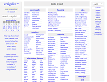 Tablet Screenshot of goldcoast.craigslist.com.au