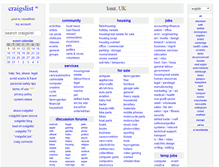 Tablet Screenshot of kent.craigslist.co.uk