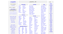 Desktop Screenshot of jonesboro.craigslist.org