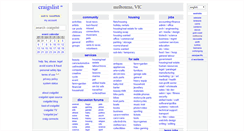 Desktop Screenshot of melbourne.craigslist.com.au