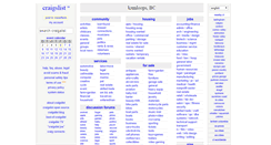 Desktop Screenshot of kamloops.craigslist.ca