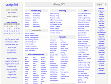 Tablet Screenshot of albany.craigslist.org