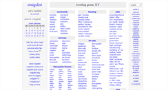Desktop Screenshot of bgky.craigslist.org