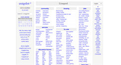 Desktop Screenshot of liverpool.craigslist.co.uk