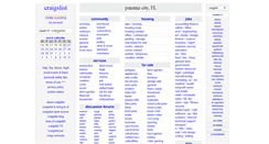 Desktop Screenshot of panamacity.craigslist.org