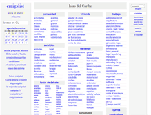Tablet Screenshot of caribbean.craigslist.org