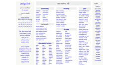 Desktop Screenshot of annarbor.craigslist.org