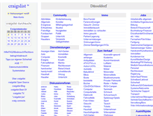 Tablet Screenshot of dusseldorf.craigslist.de