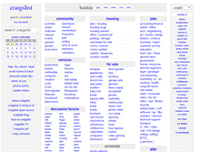Tablet Screenshot of boston.craigslist.org