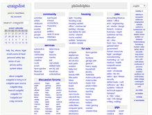 Tablet Screenshot of philadelphia.craigslist.org