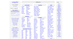 Desktop Screenshot of delaware.craigslist.org