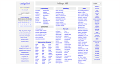 Desktop Screenshot of billings.craigslist.org