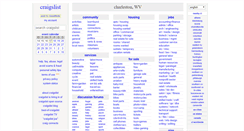 Desktop Screenshot of charlestonwv.craigslist.org