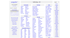 Desktop Screenshot of lethbridge.craigslist.ca