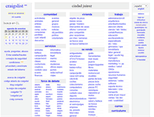 Tablet Screenshot of juarez.craigslist.com.mx