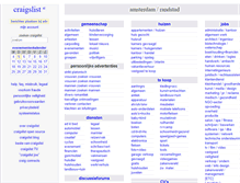 Tablet Screenshot of amsterdam.craigslist.org