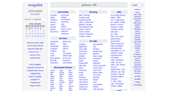 Desktop Screenshot of jackson.craigslist.org
