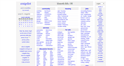 Desktop Screenshot of klamath.craigslist.org